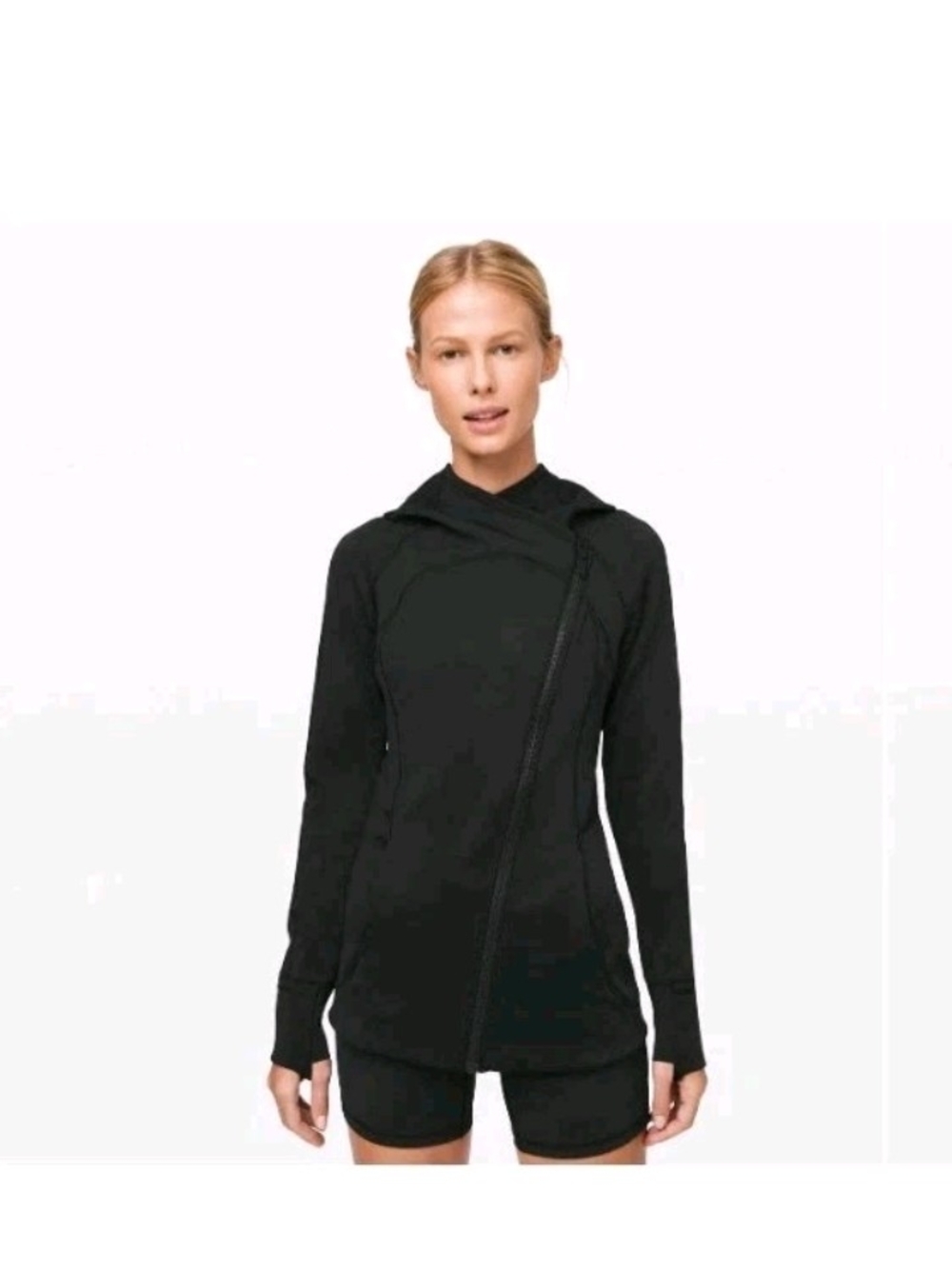 Lululemon Every Journey Hoodie Black Butter-Soft Full Zip Women's Size 10
